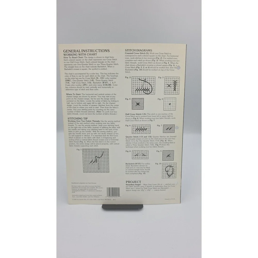 Guardian Angel Book 1, 1991, Leaflet 2091 Cross Stitch Pattern